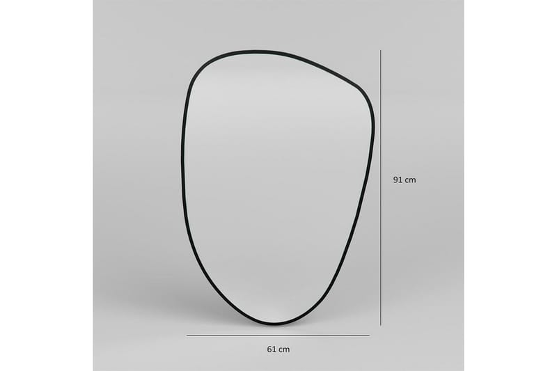 Spejl Drøm Sort - Sort - Boligtilbehør - Spejle - Vægspejl