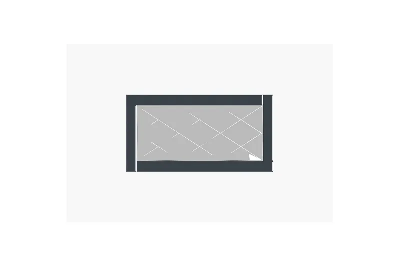 Spejl Elorwich Fume / Hvid, Fume / Hvid