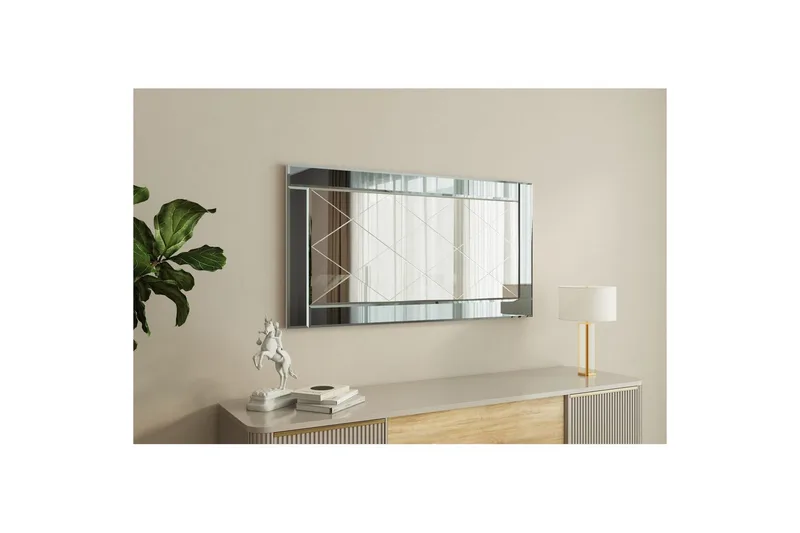 Spejl Elorwich Fume / Hvid - Fume / Hvid - Boligtilbehør - Spejle - Vægspejl