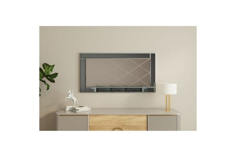 Spejl Elorwich Fume / Hvid - Fume / Hvid - Boligtilbehør - Spejle - Vægspejl