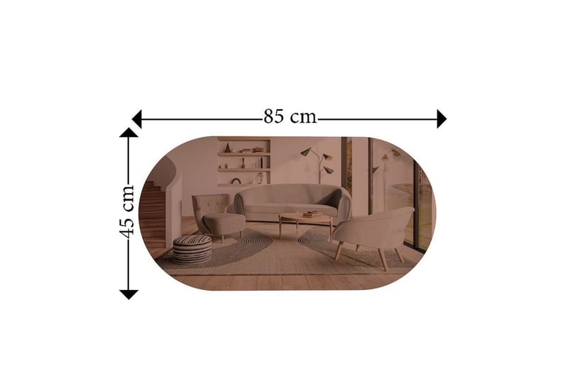 Spejl Erona Bronze / Rany - Bronze / Rany - Boligtilbehør - Spejle - Vægspejl