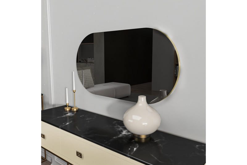 Spejl Erona Mørk Grå / Rany - Mørk Grå / Rany - Boligtilbehør - Spejle - Vægspejl