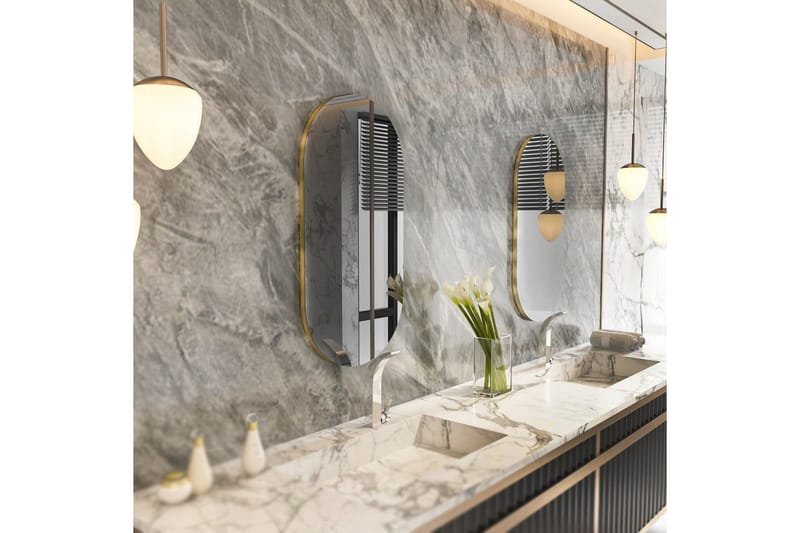 Spejl Erona Mørk Grå / Rany - Mørk Grå / Rany - Boligtilbehør - Spejle - Vægspejl