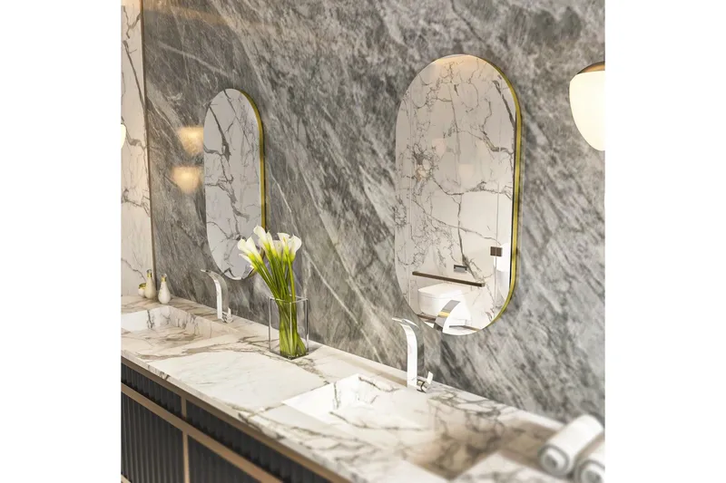 Spejl Erona Transparent / Rany - Transparent / Rany - Boligtilbehør - Spejle - Vægspejl