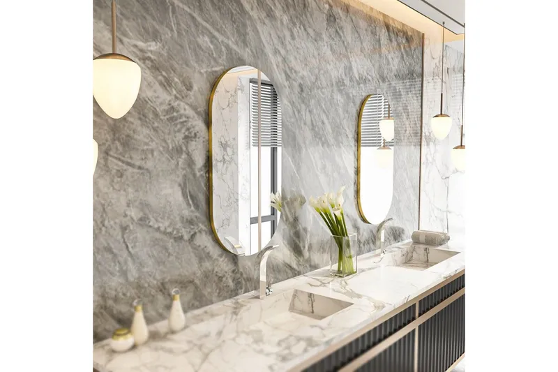 Spejl Erona Transparent / Rany - Transparent / Rany - Boligtilbehør - Spejle - Vægspejl