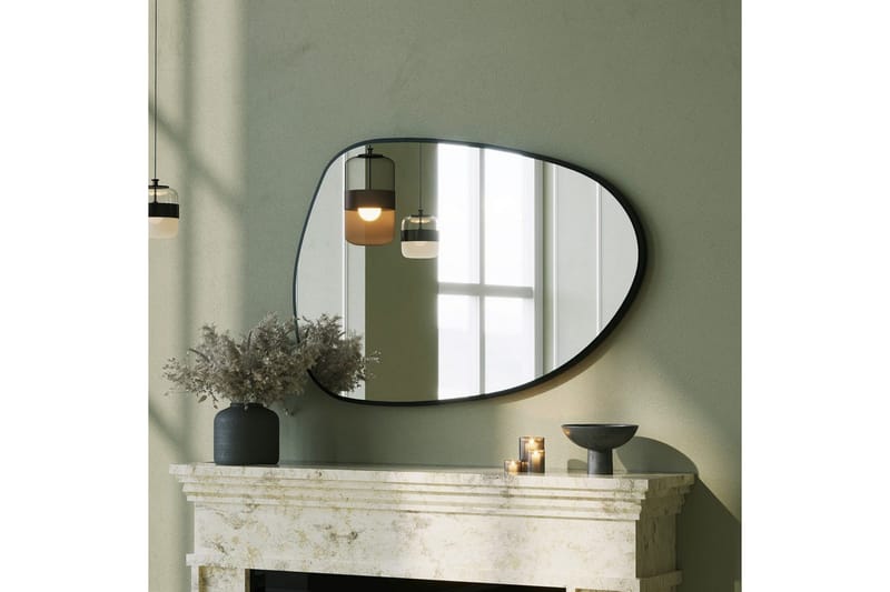 Spejl Inrol Sort - Sort - Boligtilbehør - Spejle - Vægspejl