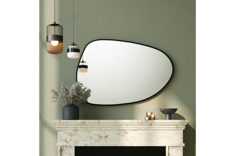 Spejl Inrol Sort - Sort - Boligtilbehør - Spejle - Vægspejl