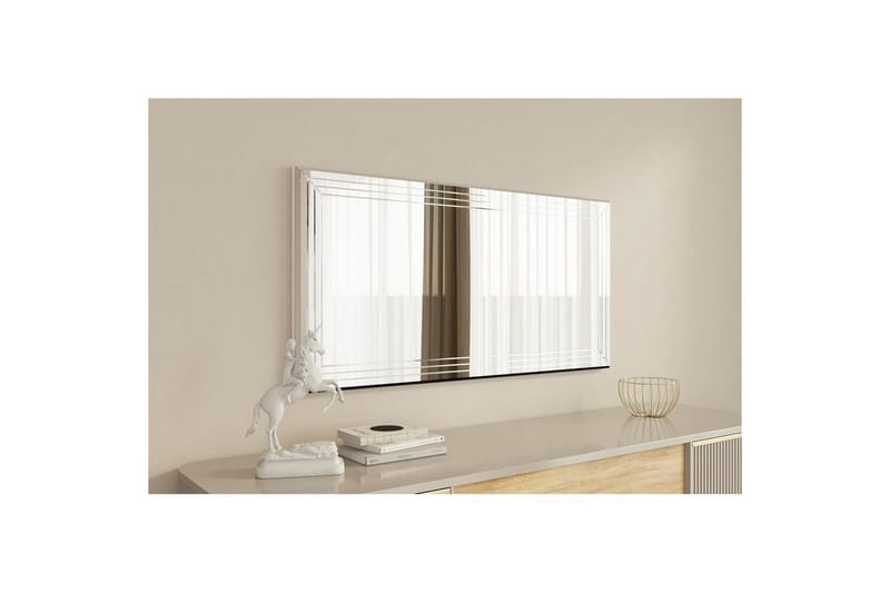 Spejl Jasvinder Hvid - Hvid - Boligtilbehør - Spejle - Vægspejl