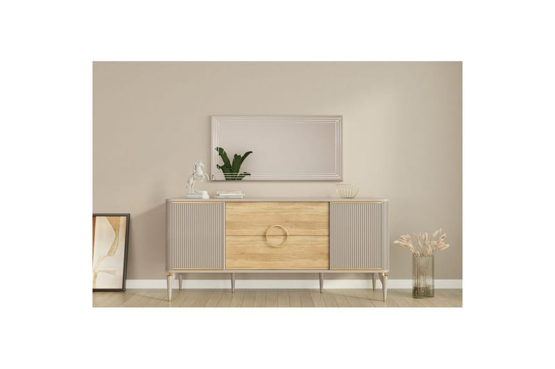 Spejl Jasvinder Hvid - Hvid - Boligtilbehør - Spejle - Vægspejl