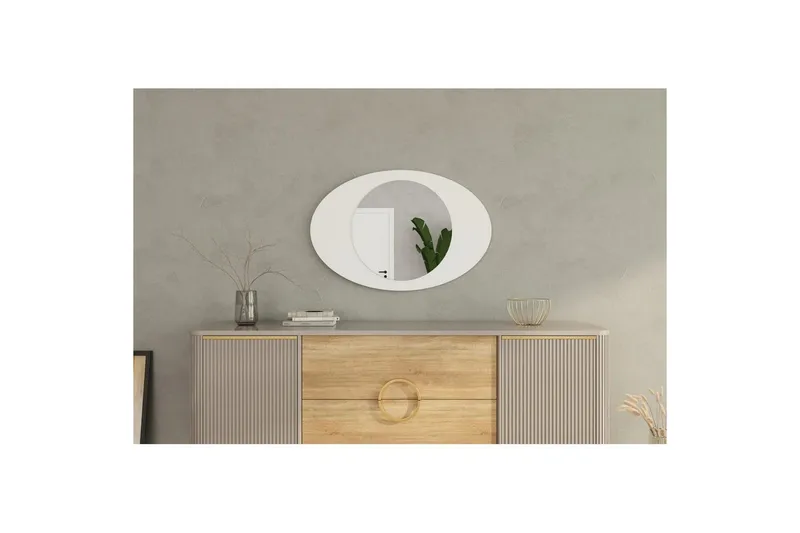 Spejl Masatoshi Hvid - Hvid - Boligtilbehør - Spejle - Vægspejl