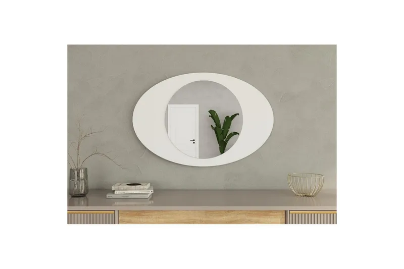 Spejl Masatoshi Hvid - Hvid - Boligtilbehør - Spejle - Vægspejl