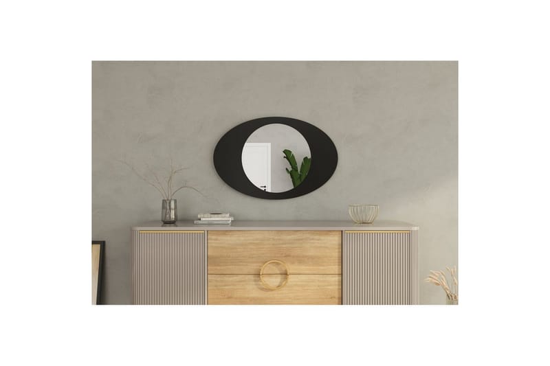 Spejl Masatoshi Sort - Sort - Boligtilbehør - Spejle - Vægspejl