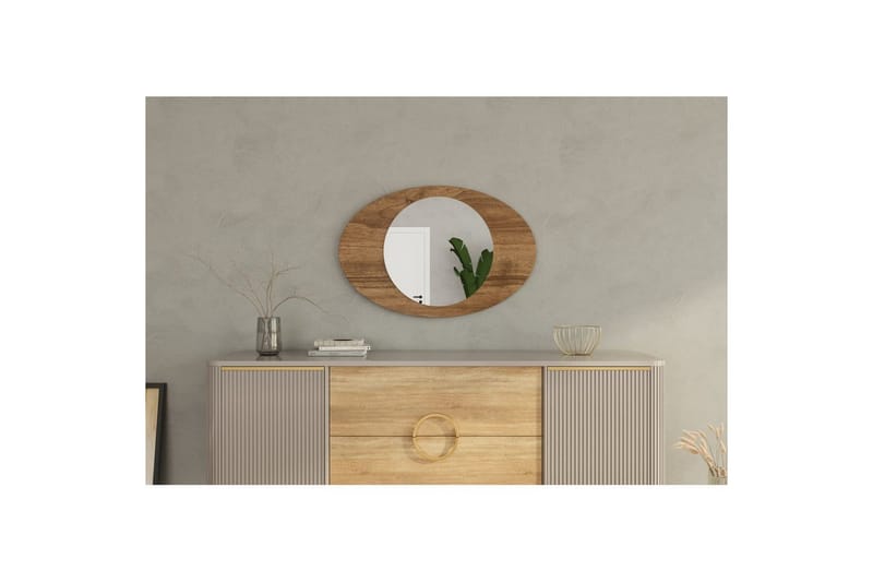 Spejl Masatoshi Valnød - Valnød - Boligtilbehør - Spejle - Vægspejl