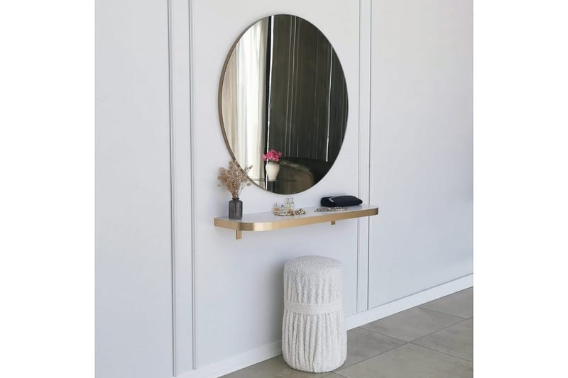 Spejl Rany Rany - Guld - Boligtilbehør - Spejle - Vægspejl