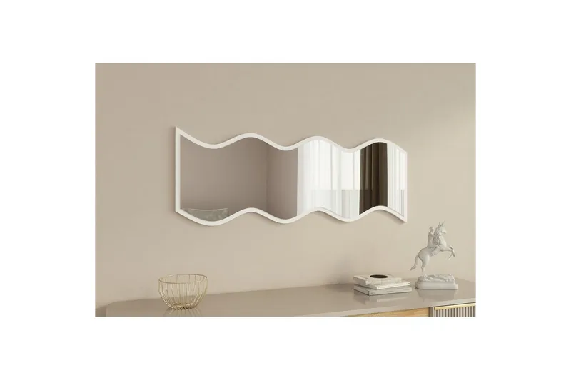 Spejl Safidon Hvid - Hvid - Boligtilbehør - Spejle - Vægspejl