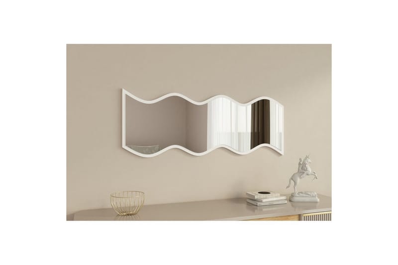 Spejl Safidon Hvid - Hvid - Boligtilbehør - Spejle - Vægspejl
