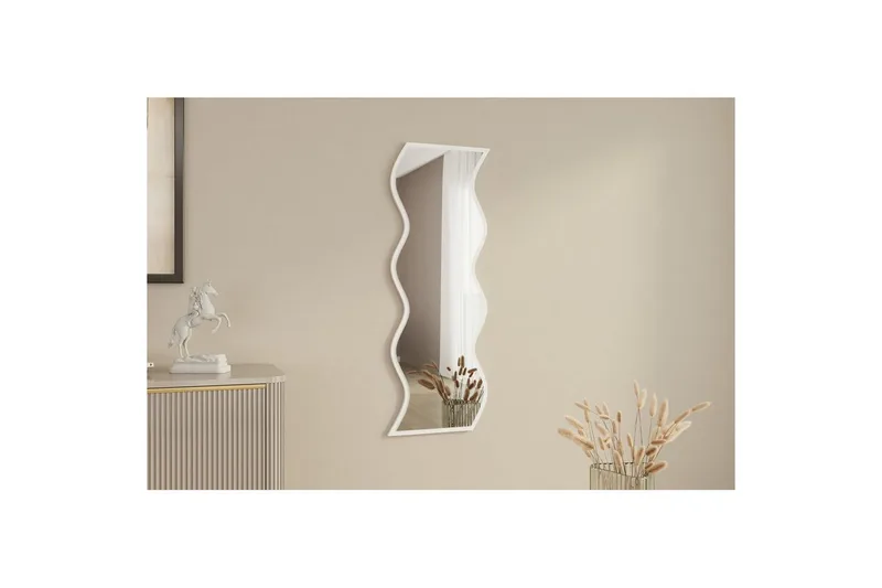 Spejl Safidon Hvid - Hvid - Boligtilbehør - Spejle - Vægspejl