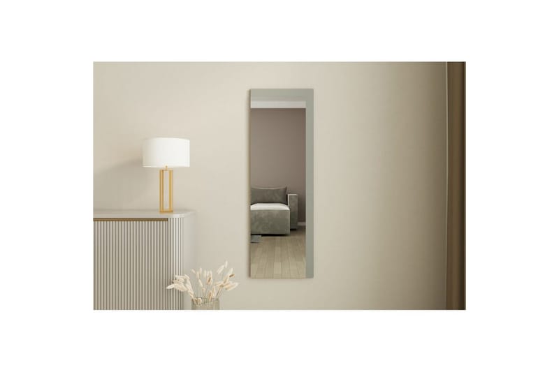 Spejl Sudariya Hvid / Antracit - Hvid / Antracit - Boligtilbehør - Spejle - Vægspejl