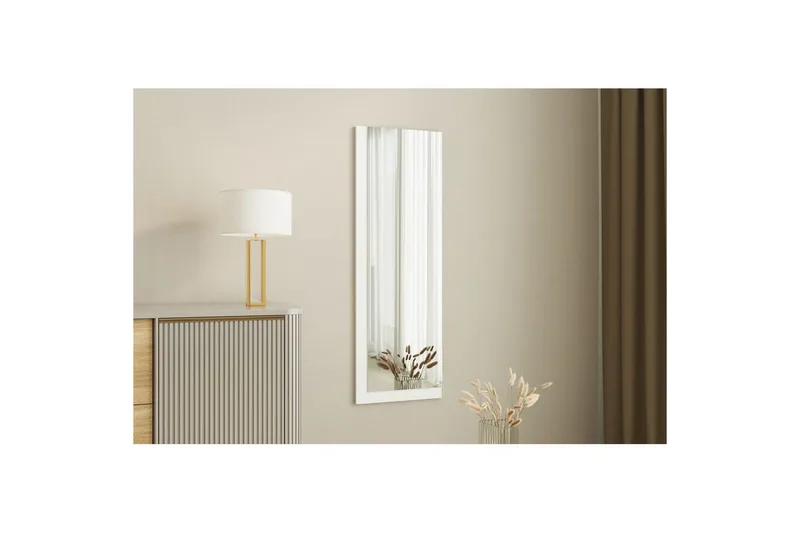 Spejl Sudariya Hvid - Hvid - Boligtilbehør - Spejle - Vægspejl