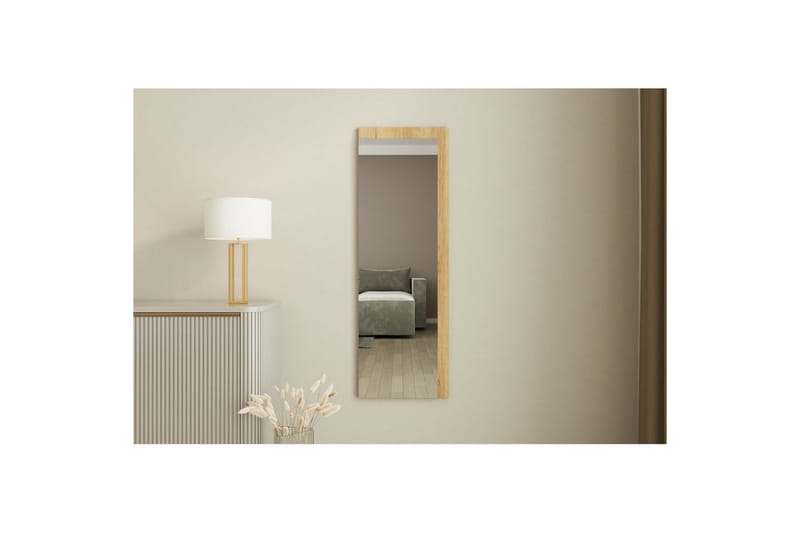 Spejl Sudariya Hvid / Natur - Hvid / Natur - Boligtilbehør - Spejle - Vægspejl