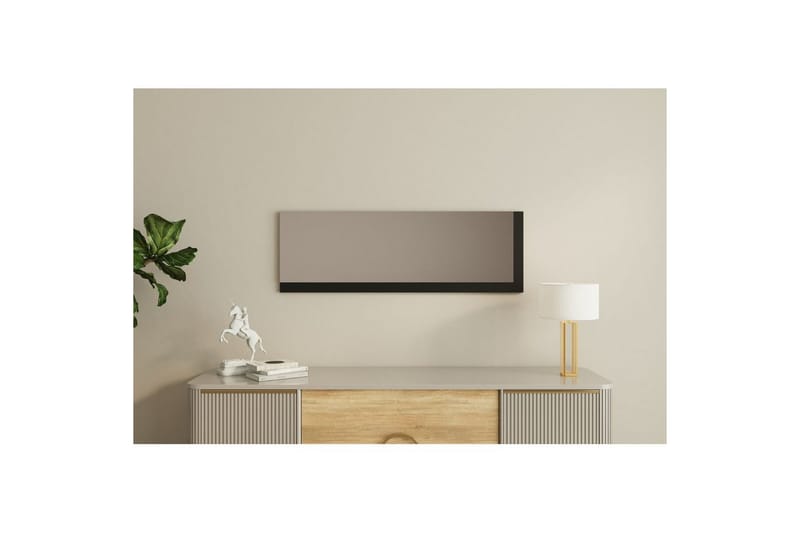 Spejl Sudariya Hvid / Sort - Hvid / Sort - Boligtilbehør - Spejle - Vægspejl