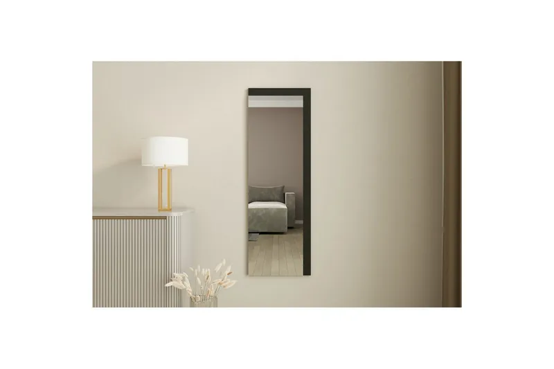 Spejl Sudariya Hvid / Sort - Hvid / Sort - Boligtilbehør - Spejle - Vægspejl