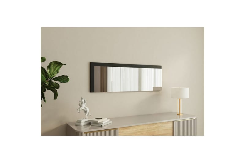 Spejl Sudariya Hvid / Sort - Hvid / Sort - Boligtilbehør - Spejle - Vægspejl