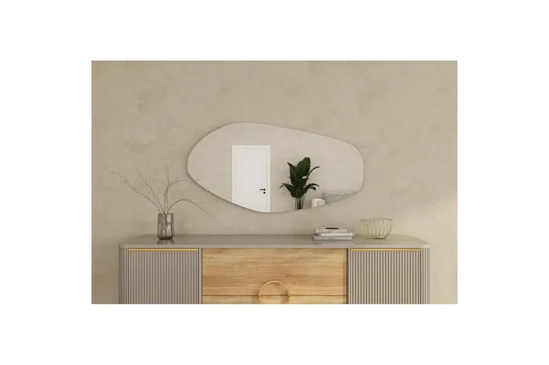 Spejl Ticomanra Black - Sort - Boligtilbehør - Spejle - Vægspejl