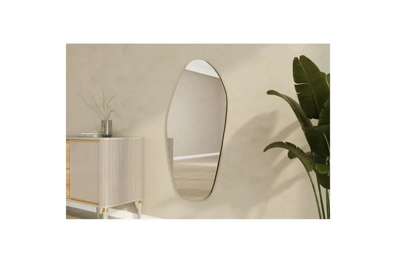 Spejl Ticomanra Black - Sort - Boligtilbehør - Spejle - Vægspejl