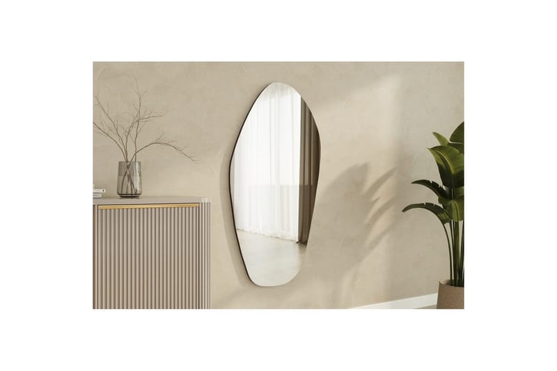 Spejl Ticomanra Black - Sort - Boligtilbehør - Spejle - Vægspejl