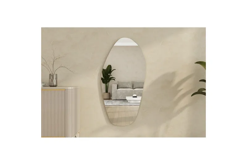 Spejl Ticomanra Black - Sort - Boligtilbehør - Spejle - Vægspejl