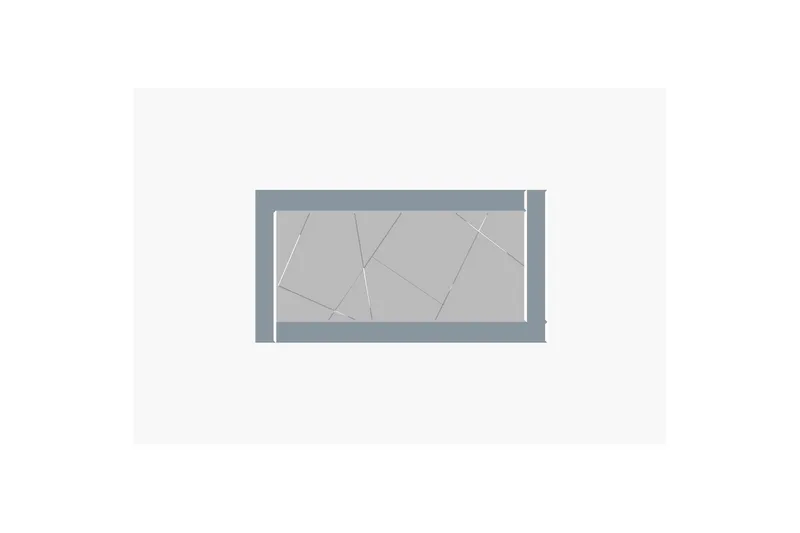 Spejl Virlin Fume / Hvid, Fume / Hvid