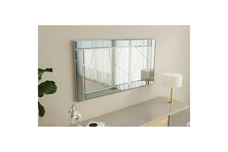 Spejl Virlin Fume / Hvid - Fume / Hvid - Boligtilbehør - Spejle - Vægspejl