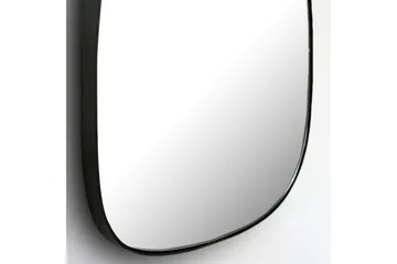 Spejl Wohnling Asymmetrisk metal tyk metalramme oval 60 cm - Boligtilbehør - Spejle - Vægspejl