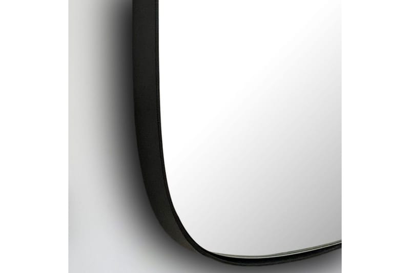 Spejl Wohnling Asymmetrisk metal tyk metalramme oval 60 cm - Boligtilbehør - Spejle - Vægspejl