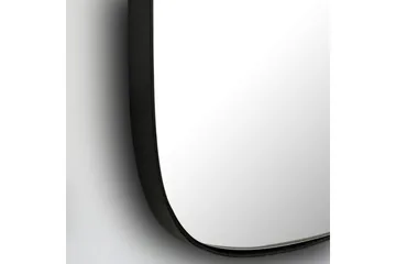Spejl Wohnling Asymmetrisk metal tyk metalramme oval 60 cm - Boligtilbehør - Spejle - Vægspejl