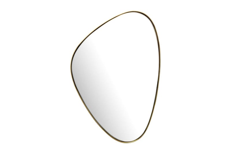 Spejl Wohnling Asymmetrisk metalramme oval 70 cm - Boligtilbehør - Spejle - Vægspejl