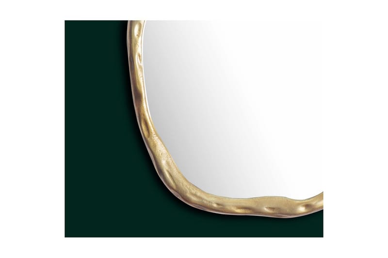 Spejl Wohnling Asymmetrisk metalramme rund 60 cm - Boligtilbehør - Spejle - Vægspejl