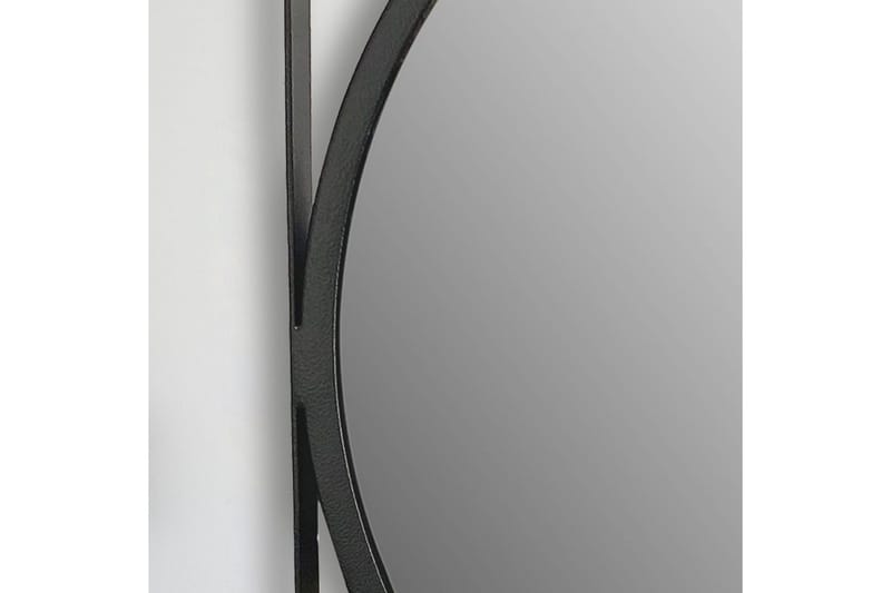 Spejl Wohnling Kvadratisk ramme rund 54 cm moderne - Boligtilbehør - Spejle - Vægspejl