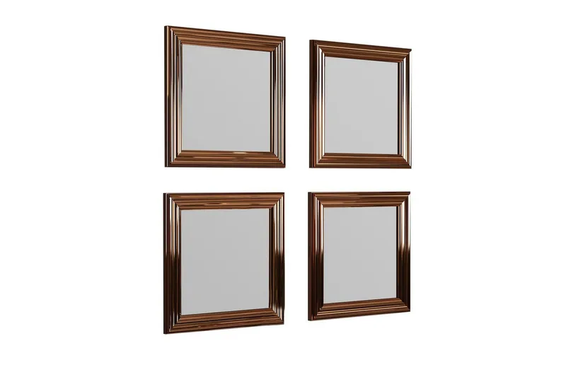 Spejlsæt (4 stykker) Miyo Bronze, Bronze