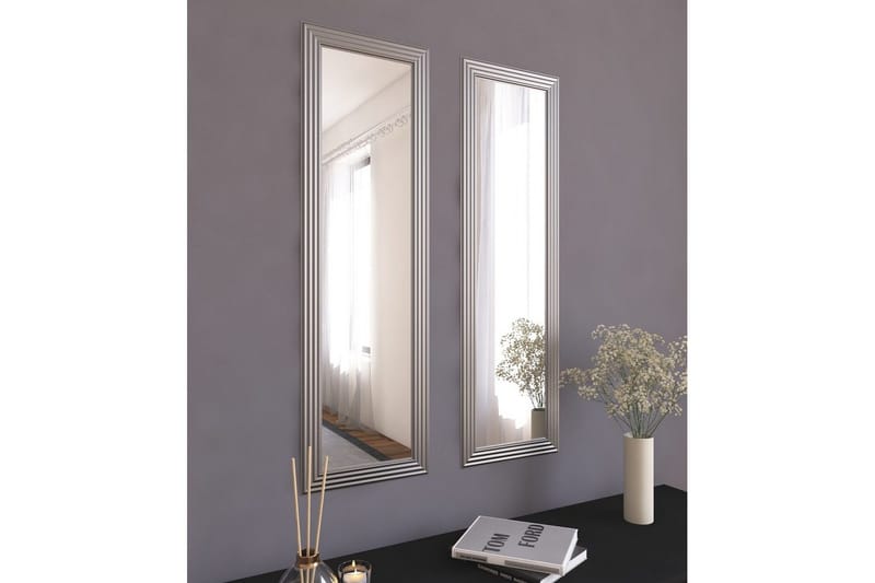 Spejlsæt (2 stykker) Miyoshi Sølv - Sølv - Boligtilbehør - Spejle - Vægspejl