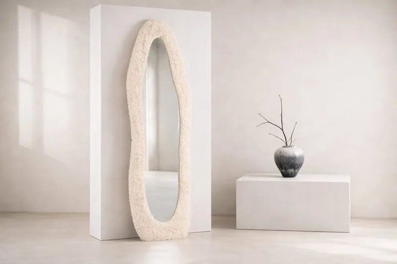Stort spejl Venture Home Mirza Beige 5 x 193 x 67, beige