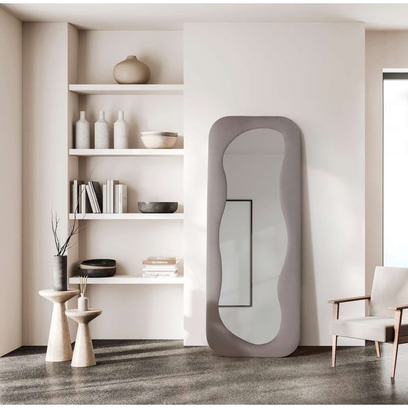 Taharoa Gulvspejl 65 x 170 cm - Taupe - Boligtilbehør - Spejle - Helkropsspejl