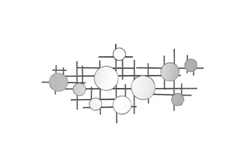 Väggspegel Beliani Ibos Black||Copper||Brass - Boligtilbehør - Spejle - Vægspejl