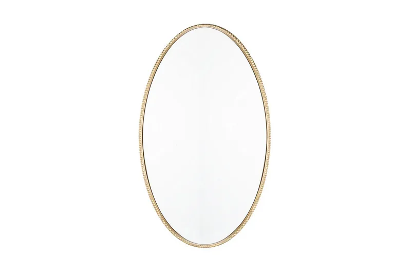Aamya spejl oval 83x57 cm, Guld