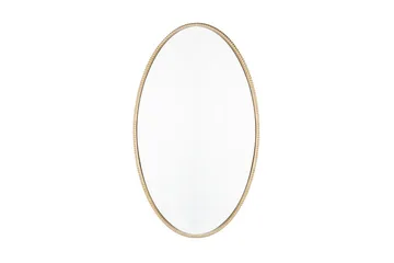 Aamya spejl oval 83x57 cm - Guld - Boligtilbehør - Spejle - Vægspejl