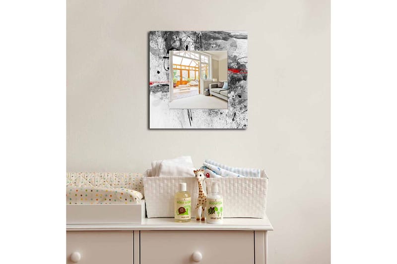 Armavir Dekorativt spejl 50x50 cm Abstrakt, Plexiglas / flerfarvet