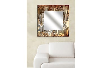 Armavir Dekorativt spejl 50x50 cm City - Plexiglas / flerfarvet - Boligtilbehør - Spejle - Vægspejl