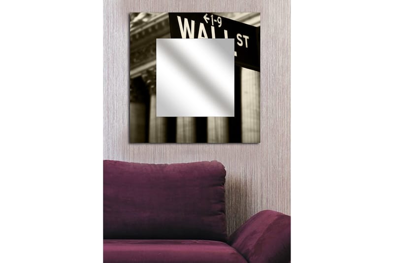 Armavir Dekorativt spejl 50x50 cm City, Plexiglas / flerfarvet