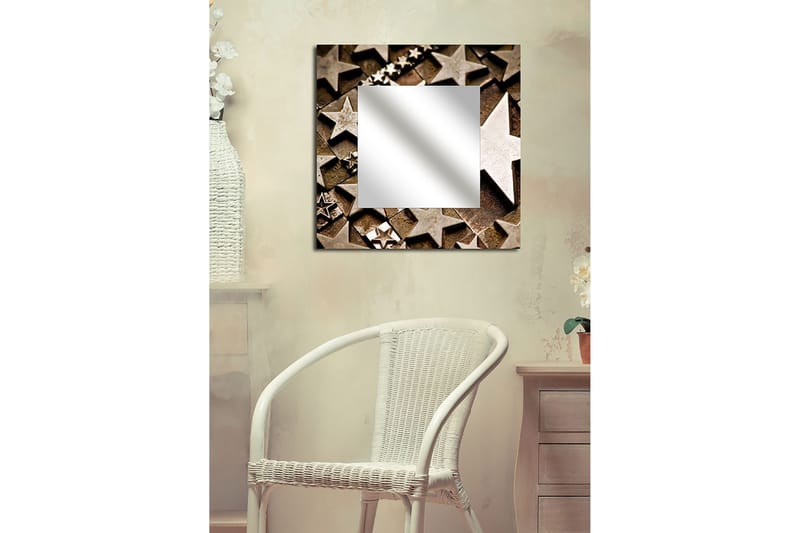 Armavir Dekorativt spejl 50x50 cm jul, Plexiglas / flerfarvet